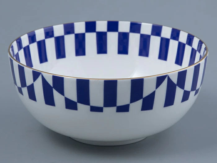 Salata kasesi 160 mm Doğu çizimi Evet ve hayır Mavi sanat